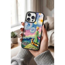 Snacase Apple iPhone 16 Pro Max Uyumlu Küçük Prens Tasarımlı Glossy Premium Kılıf