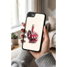 Snacase Apple iPhone 7/8/se Uyumlu Orta Parmak Tasarımlı Parlak Premium Kılıf
