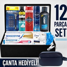 Gillette Damat Bohçası Nişan Bohçası Erkek Bakım Seti Damat Çeyiz Sandığı