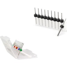 Meon Robotik Otomasyon Pcb Mikro Karbür 0.9 mm Cnc Matkap Ucu 10LU Set