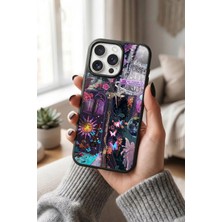 Snacase Apple iPhone 15 Pro Uyumlu Büyülü Kale Tasarımlı Glossy Premium Kılıf