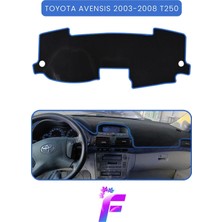 E-BİZ Toyota Avensis T250 (2003-2008) Uyumlu Torpido Örtüsü | Çatlama ve Isıya Karşı Tam Koruma | B11