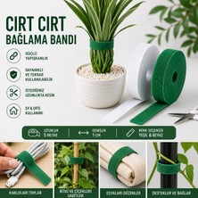 Eşya Dünyası Cırt Cırtlı Kablo Düzenleyici ve Bitki Bağlama Bandı 5 Metre x 1 cm Kesilebilir Tekrar Kullanılabilir