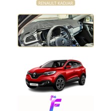 E-BİZ Renault Kadjar (2015-2018) Uyumlu Torpido Örtüsü | Yansıma Önleyici | Tam Koruma | Hızlı Montaj |J73
