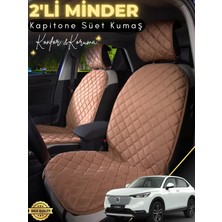 E-BİZ Honda Hr-V Uyumlu 2'li Süet Oto Koltuk Minderi | Terletmez | Kolay Montaj | Oto Aksesuar | A5