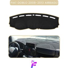E-BİZ Fıat Doblo (2008-2013) Aırbaglı Uyumlu Torpido Örtüsü | Çatlama ve Isıya Karşı Tam Koruma | TA91