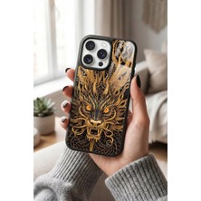 Snacase Apple iPhone 13 Pro Uyumlu Ejderha Tasarımlı Parlak Premium Kılıf