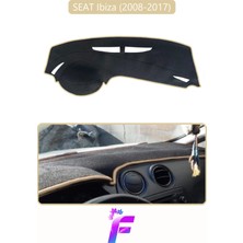 E-BİZ Seat Ibıza (2008-2017) Uyumlu Torpido Örtüsü | Yansıma Önleyici | Tam Koruma | Hızlı Montaj | K13