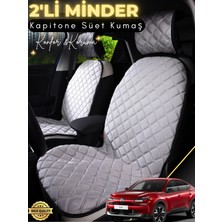 E-BİZ Citroen C4X Uyumlu 2'li Süet Oto Koltuk Minderi | Terletmez | Universal | Oto Aksesuar | A3