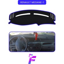 E-BİZ Renault Megane 1 Araca Özel Torpido Örtüsü | Ön Göğüs Kılıfı | Tam Koruma | Oto Aksesuar | A53