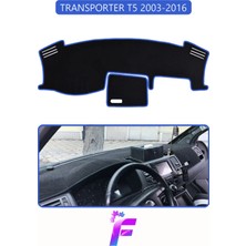 E-BİZ Volkswagen T5 (2003-2016) Uyumlu Torpido Örtüsü | Yansıma Önleyici | Tam Koruma | Hızlı Montaj | K65