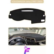 E-BİZ Volkswagen Jetta (1997-2003) Uyumlu Torpido Örtüsü | Yansıma Önleyici | Koruma | Hızlı Montaj | K85