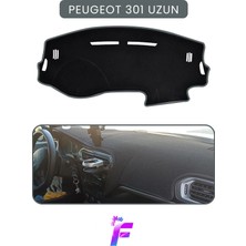 E-BİZ  Peugeot 301 (2012+) Uzun Kasa Uyumlu Torpido Örtüsü | Çatlama ve Isıya Karşı Tam Koruma | T86