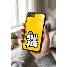 Snacase Apple iPhone 7/8/se Uyumlu Motivasyonel Söz Tasarımlı Parlak Premium Kılıf
