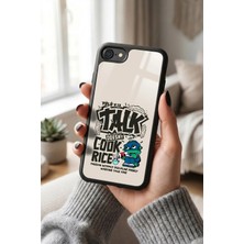 Snacase Apple iPhone 7/8/se Uyumlu Robot Grafik Tasarımlı Glossy Premium Kılıf