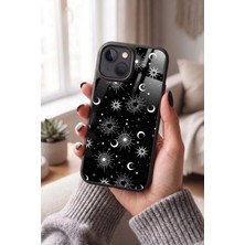 Snacase Apple iPhone 15 Uyumlu Ay Deseni Tasarımlı Glossy Premium Kılıf