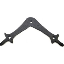 Belirtilmemiş Antika Tarz Dekoratif Pirinç Zambak Gönye - Üst, 107X107 Mm, Oksit