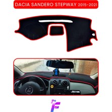 E-BİZ Dacıa Sandero Stepway (2015-2021) Torpido Kılıfı | Yansıma ve Isı Engeller| Oto Aksesuar | TA81