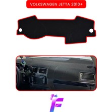 E-BİZ Volkswagen Jetta (2010-2020) Torpido Örtüsü | Güneşten, Isıdan, Çatlamadan Korur | Tam Uyum | C21