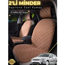 E-BİZ Ford Focus  Uyumlu 2'li Süet Oto Koltuk Minderi | Terletmez | Universal | Oto Koltuk Kılıfı | A1