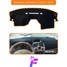 E-BİZ Renault Megane 2 (2002–2009) Uyumlu Torpido Örtüsü | Çatlama ve Isıya Karşı Tam Koruma | A58