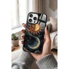 Snacase Apple iPhone 16 Pro Uyumlu Güneş Tasarımlı Glossy Premium Kılıf