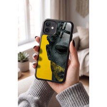 Snacase Apple iPhone 12 / 12 Pro Uyumlu Antik Heykel Tasarımlı Parlak Premium Kılıf