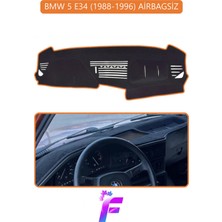 E-BİZ Bmw E34 Airbagsiz (1988-1996) Torpido Örtüsü | Güneşten Korur | Kolay Montaj | Tam Uyum | C94