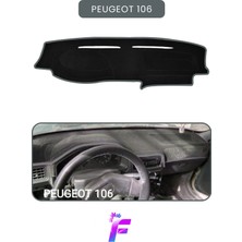 E-BİZ Peugeot 106 Uyumlu Torpido Örtüsü | Güneşten Korur | Kolay Montaj | Tam Uyum | Oto Aksesuar | T68
