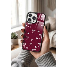 Snacase Apple iPhone 15 Pro Uyumlu Kurdele Deseni Tasarımlı Glossy Premium Kılıf