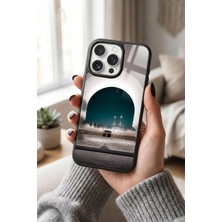Snacase Apple iPhone 16 Pro Max Uyumlu Kabe Tasarımlı Glossy Premium Kılıf