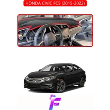 E-BİZ Honda Cıvıc Fc5 (2015-2022) Torpido Örtüsü | Güneşten Korur | Kolay Montaj | Tam Uyum | F63