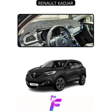 E-BİZ Renault Kadjar (2015-2018) Uyumlu Torpido Örtüsü | Yansıma Önleyici | Tam Koruma | Hızlı Montaj |J78