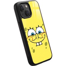 Snacase Apple iPhone 13 Mini Uyumlu Sünger Bob Tasarımlı Parlak Premium Kılıf