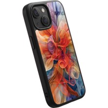 Snacase Apple iPhone 12 Mini Uyumlu Soyut Doku Tasarımlı Parlak Premium Kılıf