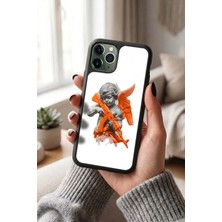 Snacase Apple iPhone 11 Pro Uyumlu Melek Heykeli Tasarımlı Parlak Premium Kılıf