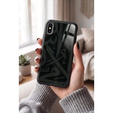 Snacase Apple iPhone x / Xs Uyumlu Arapça Yazı Tasarımlı Parlak Premium Kılıf