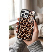 Snacase Apple iPhone 16 Pro Uyumlu Leopard Deseni Tasarımlı Glossy Premium Kılıf