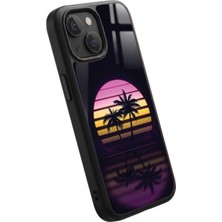 Snacase Apple iPhone 12 Mini Uyumlu Plaj Manzarası Tasarımlı Glossy Premium Kılıf