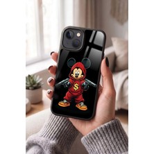 Snacase Apple iPhone 15 Plus Uyumlu Mickey Mouse Tasarımlı Glossy Premium Kılıf