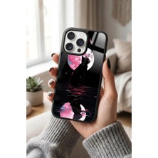 Snacase Apple iPhone 15 Pro Max Uyumlu Siyah Kedi Tasarımlı Parlak Premium Kılıf