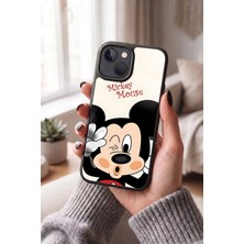 Snacase Apple iPhone 13 / 14 Uyumlu Mickey Mouse Tasarımlı Glossy Premium Kılıf