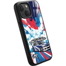Snacase Apple iPhone 13 Mini Uyumlu Yarış Arabası Tasarımlı Parlak Premium Kılıf