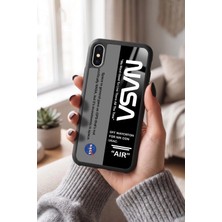 Snacase Apple iPhone x / Xs Uyumlu Nasa Logosu Tasarımlı Parlak Premium Kılıf