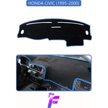 E-BİZ Honda Cıvıc (1995-2000) Uyumlu Torpido Örtüsü | Yansıma Önleyici | Kolay Montaj | Tam Koruma | F53