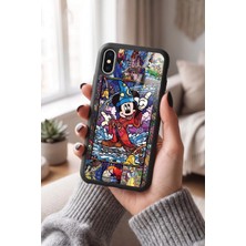 Snacase Apple iPhone x / Xs Uyumlu Mickey Mouse Tasarımlı Glossy Premium Kılıf