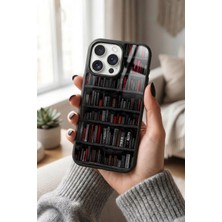 Snacase Apple iPhone 14 Pro Uyumlu Kitap Rafı Tasarımlı Glossy Premium Kılıf