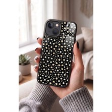 Snacase Apple iPhone 13 / 14 Uyumlu Küçük Çiçekler Tasarımlı Parlak Premium Kılıf