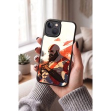 Snacase Apple iPhone 15 Plus Uyumlu Kratos Tasarımlı Parlak Premium Kılıf
