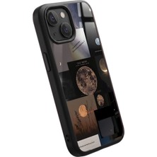 Snacase Apple iPhone 12 Mini Uyumlu Ay Tasarımlı Parlak Premium Kılıf